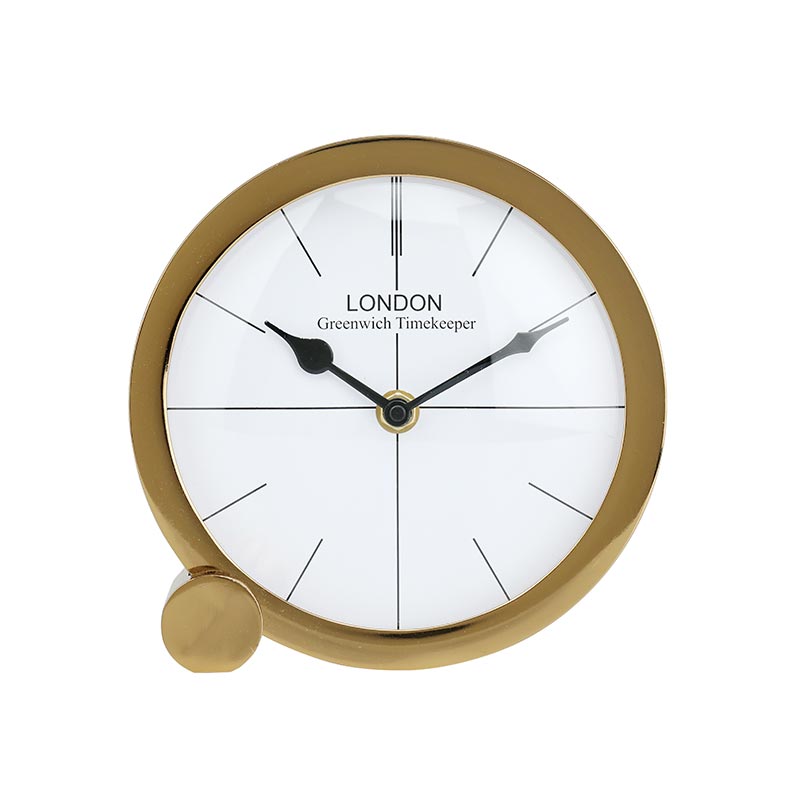 Langston Table Clock | Multiple Colors Gold