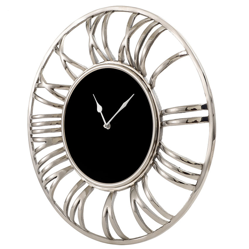 Contemporary Aluminium Wall Clock | 20 inches