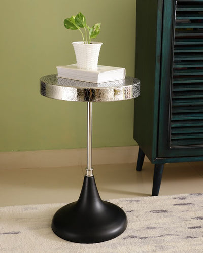 Sleek Aluminium Accent Side Table | 10 x 23 inches