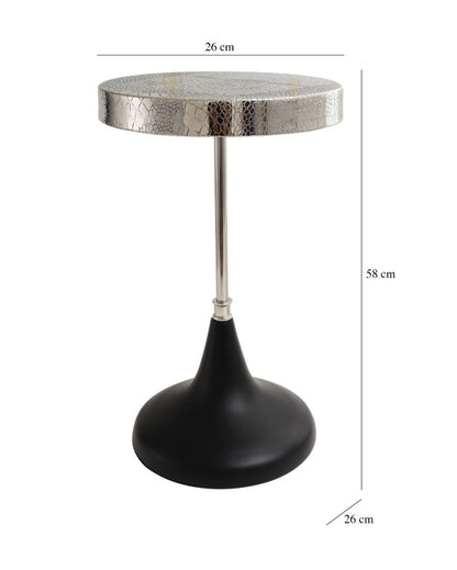 Sleek Aluminium Accent Side Table | 10 x 23 inches