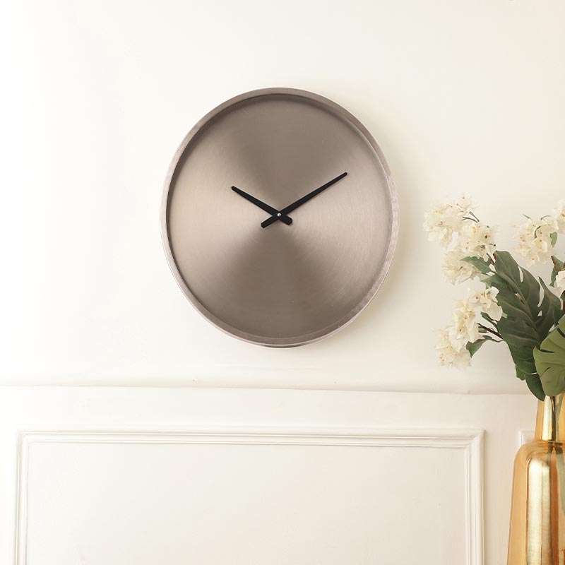 Metallica Wall Clock | Multiple Colors Silver