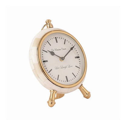 Bone Framed Table Clock Default Title