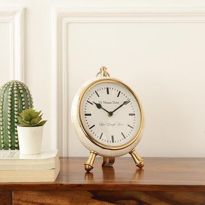 Bone Framed Table Clock Default Title