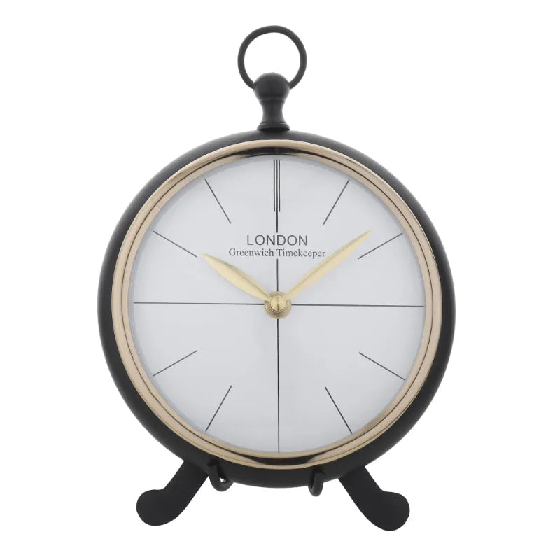 Regal Standpoint Table Clock Black