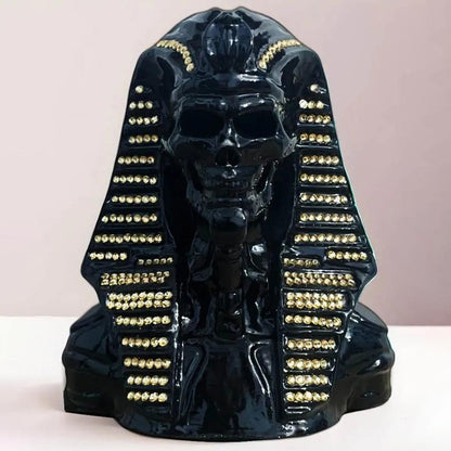 Pharaoh Black Ceramic Sculpture