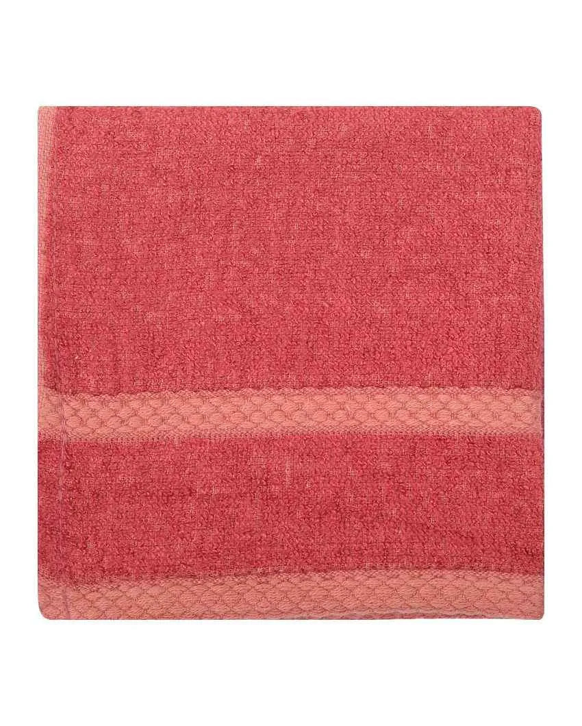 Bamboo Zero Twist Face Towel | 450 GSM Pink