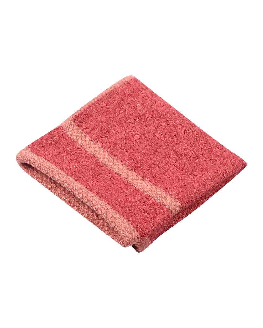 Bamboo Zero Twist Face Towel | 450 GSM Pink