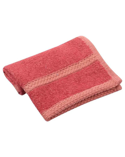 Bamboo Zero Twist Face Towel | 450 GSM Pink