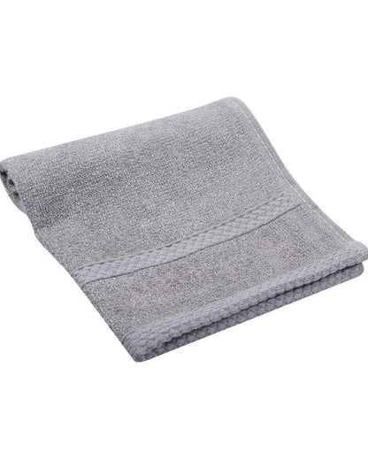 Bamboo Zero Twist Face Towel | 450 GSM Grey