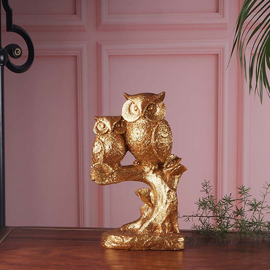 Eva Premium Gold Fengshui Owl Default Title