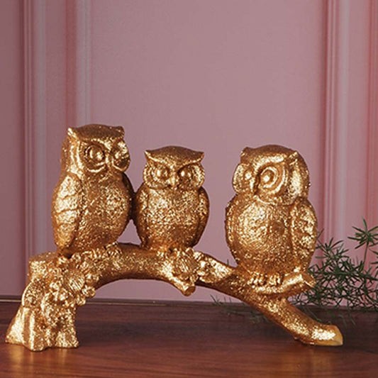 Elias Premium Gold Fengshui Owl Default Title