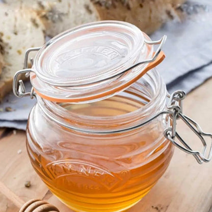 Kilner Glass Honey Pot With Beech Wood Dipper | 400ml