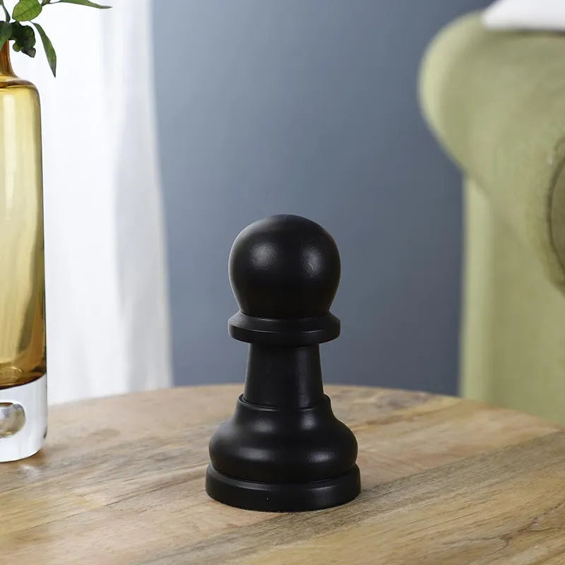 Charming Chess Pawn Figurine | Multiple Colors