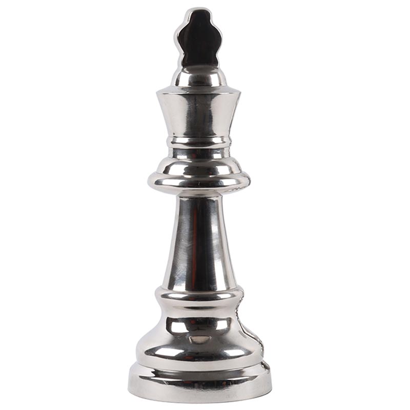 Large Chess King Queen | Multiple Colors Silver