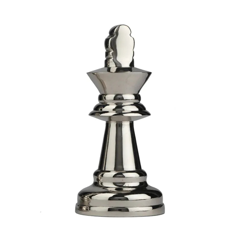 Decorative Small Chess King | Multiple Colors Silver