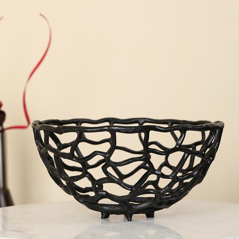 Entwined Basket in Black | Set of 3 Default Title