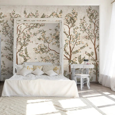 Chinoiserie Pattern Wallpaper | Multiple Options Soft feel