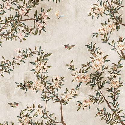 Chinoiserie Pattern Wallpaper | Multiple Options Soft feel