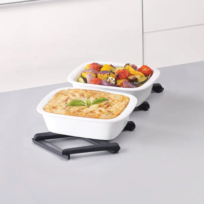 Stretch Expandable Black Silicone Trivet Pot Stand Default Title