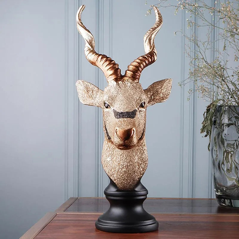 Silvia Brown Premium Deer Figurine Default Title