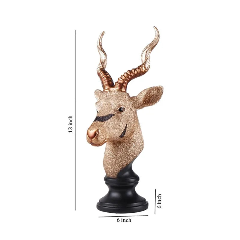 Silvia Brown Premium Deer Figurine Default Title