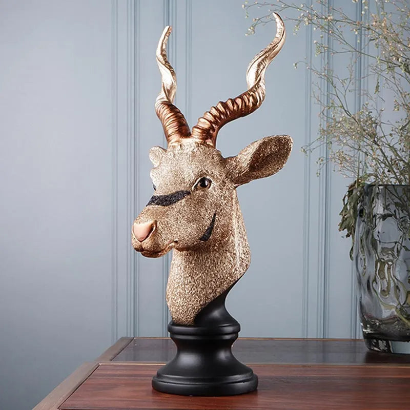 Silvia Brown Premium Deer Figurine Default Title