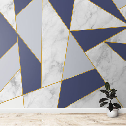 Golden Stripes With Marble Design | Multiple Options Soft feel