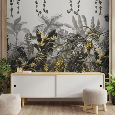 Vinatge Jhurmut Tropical Theme Wallpaper | Multiple Options Soft feel