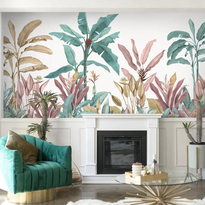 Tropical Tress Wallpaper | Multiple Options Soft feel