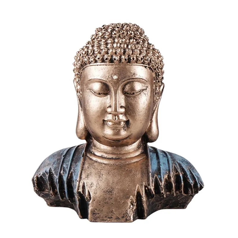 Irene Premium Brown Buddha Figurine For Meditation And Peace | 7 inch, 8.5 inch 8.5 Inches