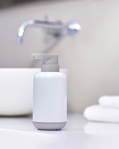 Elegant White Design Duo Soap Dispenser | 3 x 6 inches