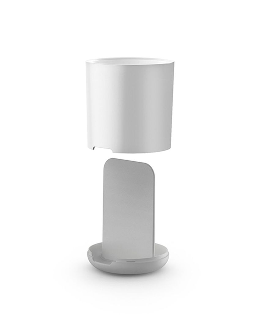 Premium Build White Shade Duo Toothbrush Holder | 4 x 5 inches