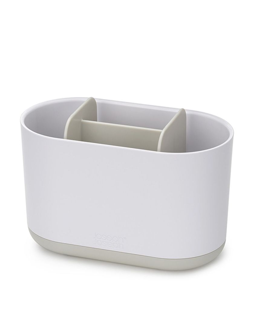 Elegant Design Duo White Shade Toothbrush Holder | 4 x 7 x 5 inches