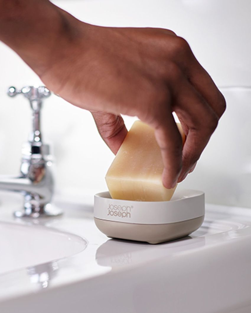 Slim Matt Finish Compact Soap Dish | 3 x 2 inches