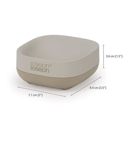 Slim Matt Finish Compact Soap Dish | 3 x 2 inches