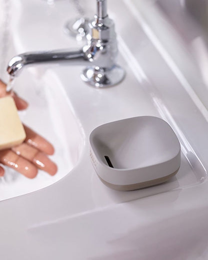 Slim Matt Finish Compact Soap Dish | 3 x 2 inches