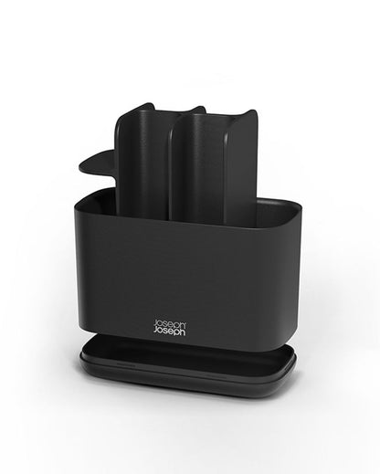 Elegant Matt Black Finish Large Toothbrush Holder | 4 x 7 x 5 inches