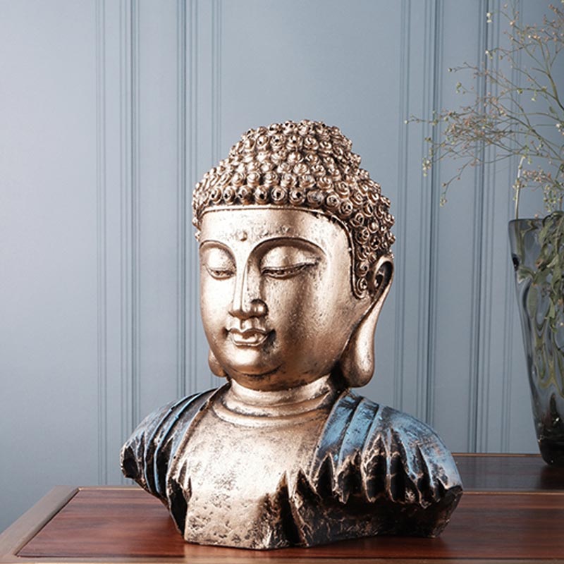 Irene Premium Brown Buddha Figurine For Meditation And Peace | 7 inch, 8.5 inch 7 Inches