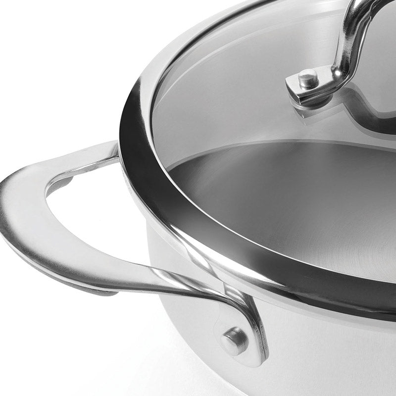 Stainless Steel Sauteuse | 8 Inch, 9 Inch, 11 Inch 9 Inches
