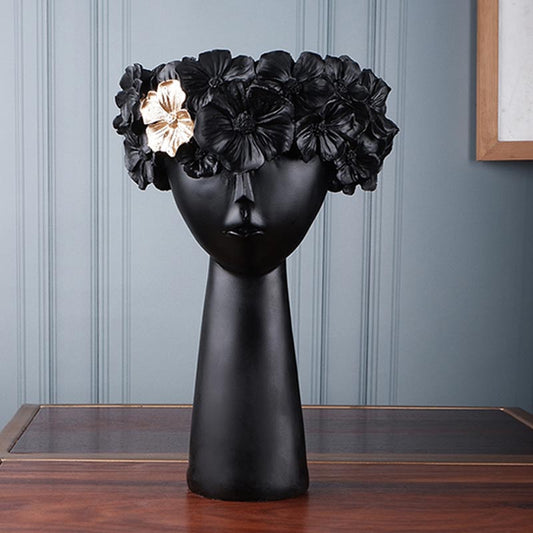 Catalina Black Premium Décor Vase  | 10.5 inch, 5 inch 10.5 Inches