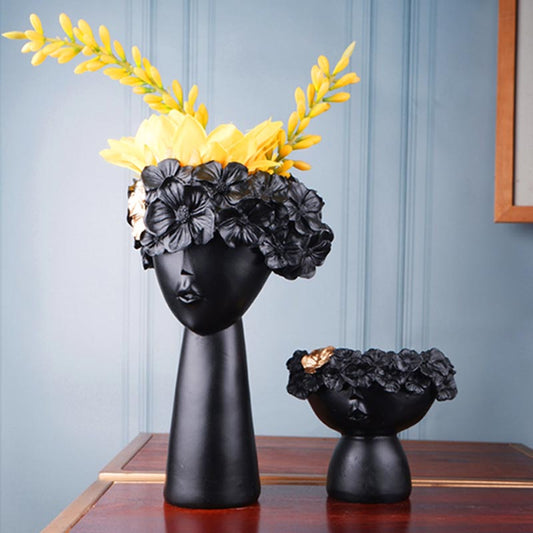 Elegant Black Premium Décor Vase | Set Of 2 Default Title