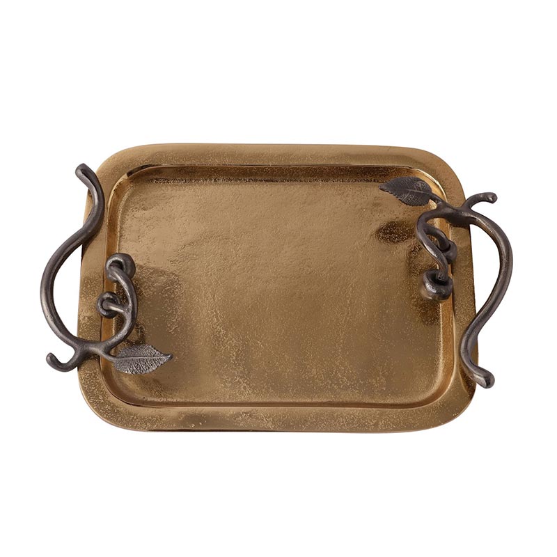 Cherry Vine Decorative Platter | Multiple Colors Gold & Black