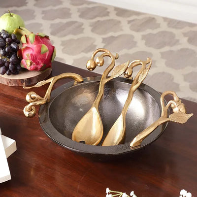 Florence Decorative Bowls Set | Multiple Colors Black & Gold