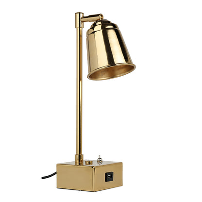 Matt Gold Steel Adjustable Table Lamp Default Title