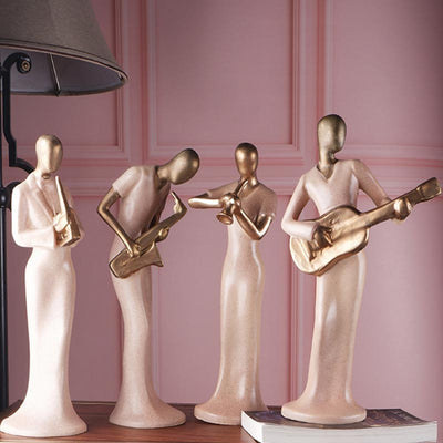 Stella Musician Gold Premium Figurine | Set Of 4 Default Title