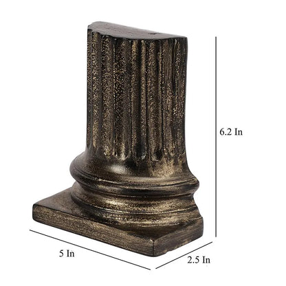 Relic Pillar Bookend | Multiple Colors Bronze