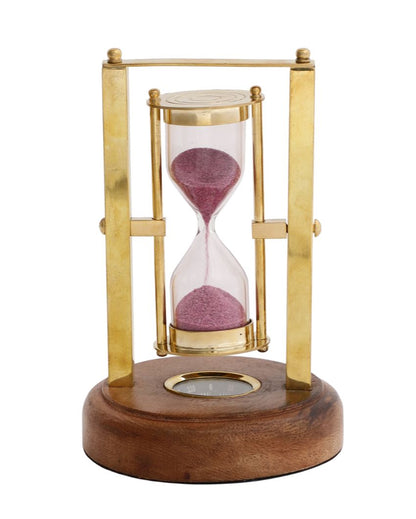 Marshal's Glass Timeless Hourglass | 4 x 6 inches