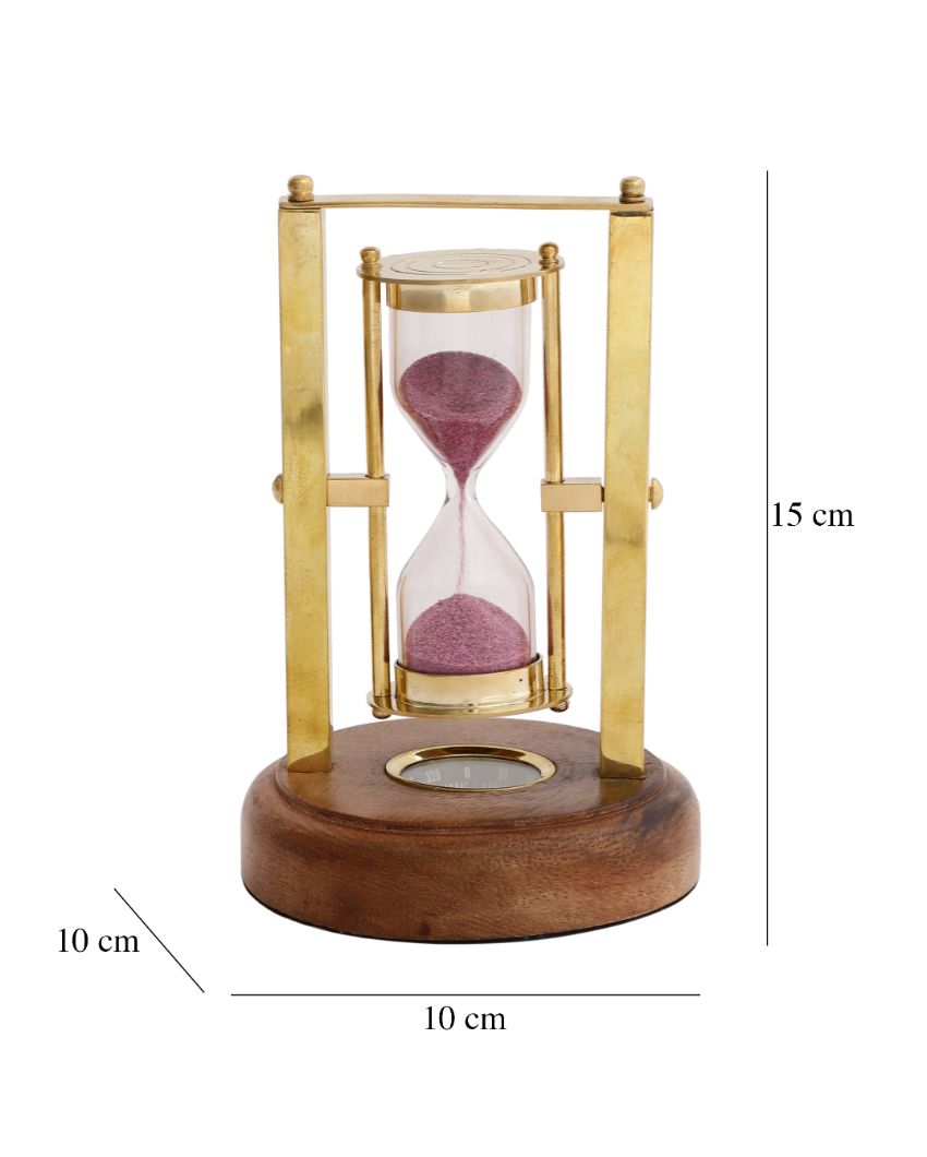 Marshal's Glass Timeless Hourglass | 4 x 6 inches