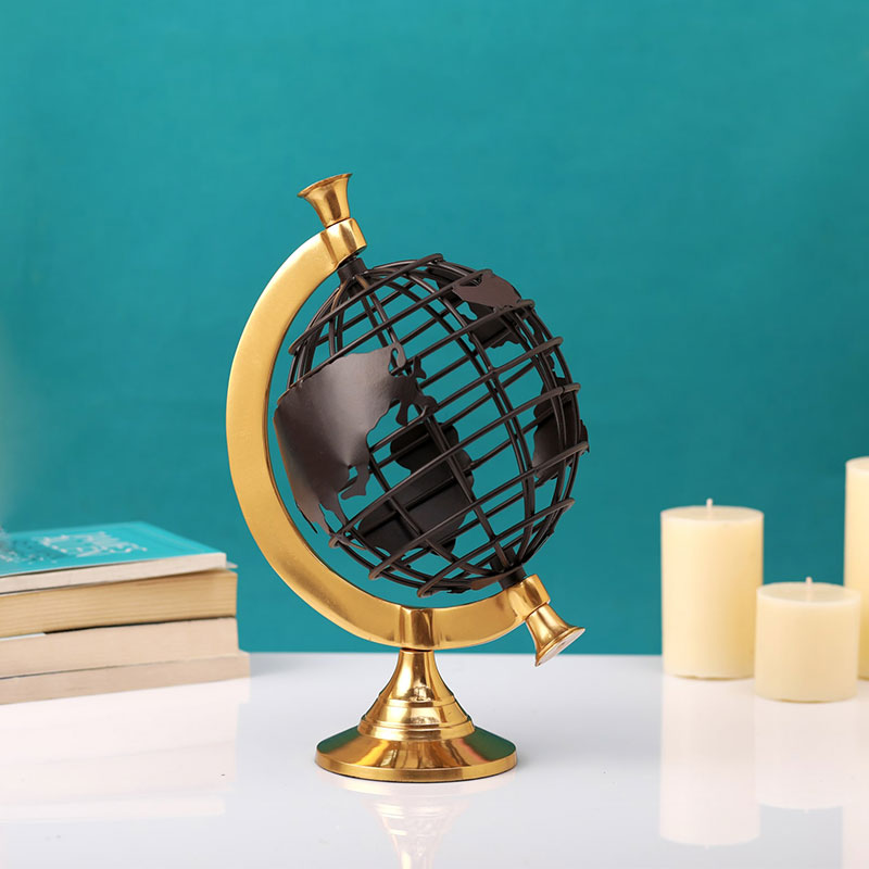 Harmonic Unity Solidarity Globes Showpiece | Multiple Colors Gold