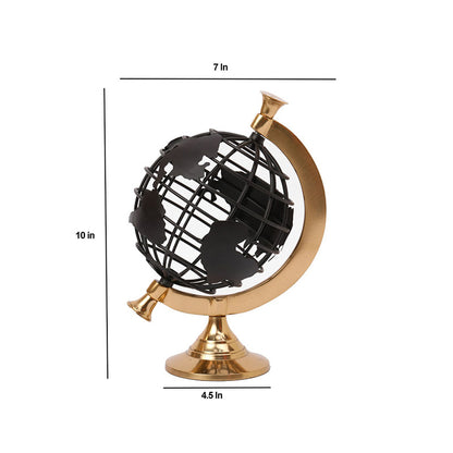 Harmonic Unity Solidarity Globes Showpiece | Multiple Colors Gold